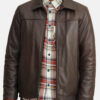Brownish Cow Mild Leather Jacket