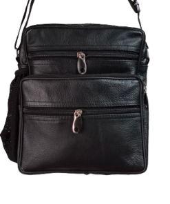 leather Crossbody bag with bottle partition