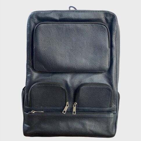 Cow Mild Leather Bag with Multiple Pockets