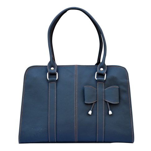 Majestic Matte Leather Handbag front view showcasing elegant design